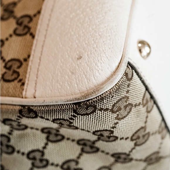 GUCCI Medium GG Canvas Prince Tote Preloved - Picture 5 of 15